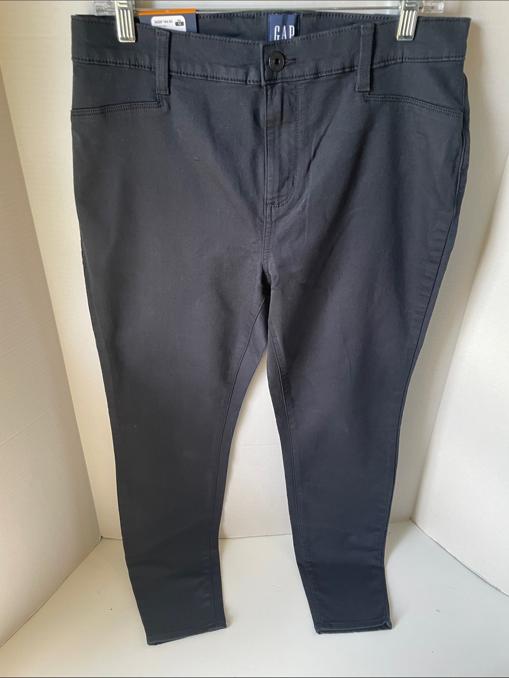 GAP Women's Size 12 Black Skinny / Stretch Pants NWT